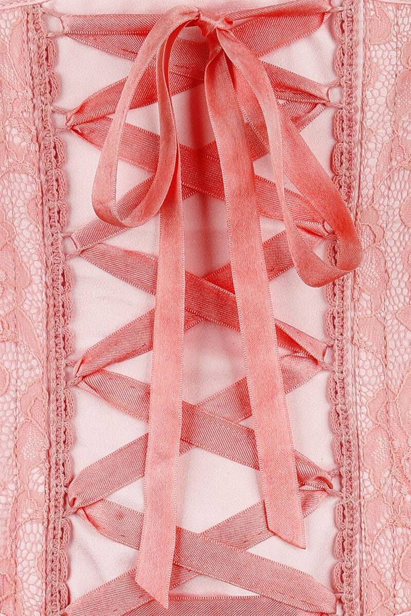 EMP Unterbrustkorsage Rosa Von Gothicana By EMP