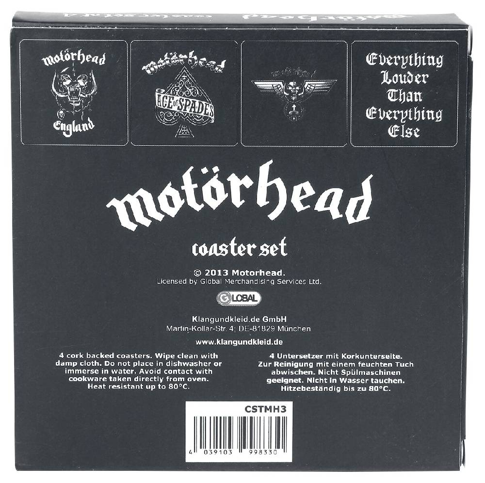 EMP "Untersetzer - Logo" Untersetzer Von Motörhead