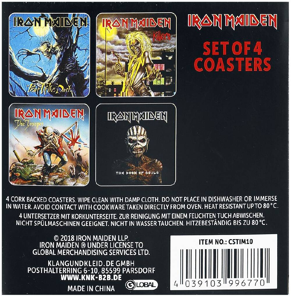 EMP "Untersetzer" Untersetzer Von Iron Maiden