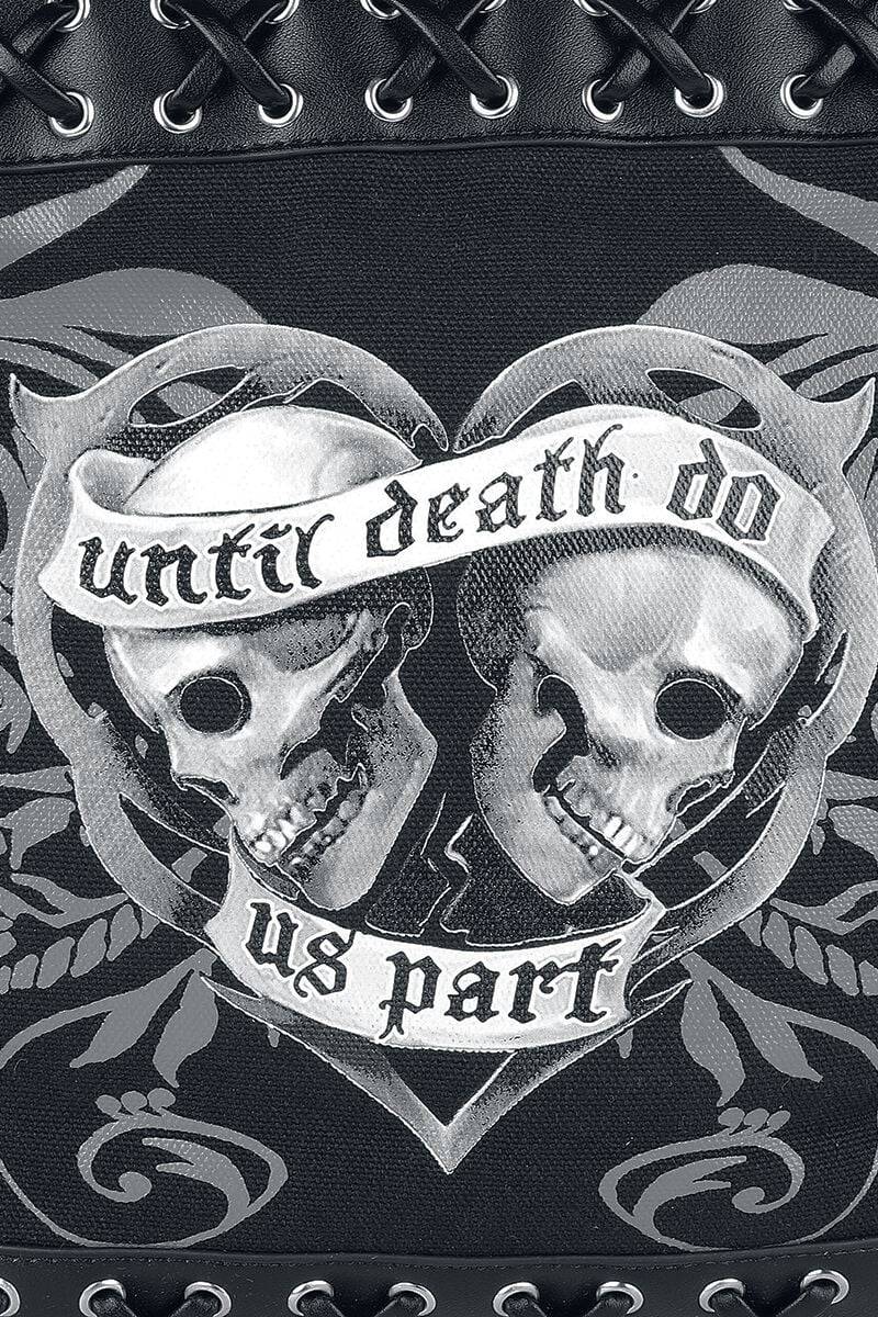 EMP "Until Death" Handtasche Schwarz Von Anne Stokes