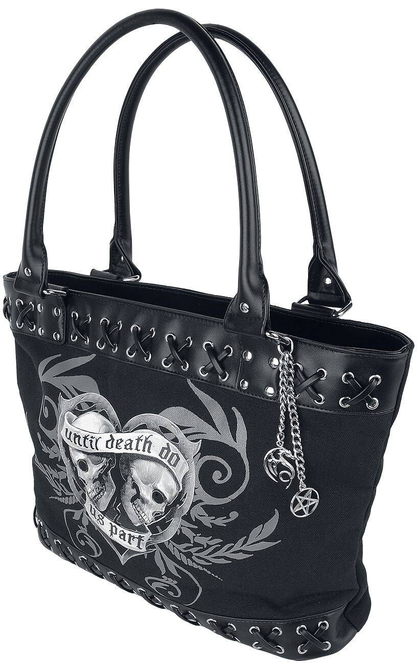 EMP "Until Death" Handtasche schwarz von Anne Stokes