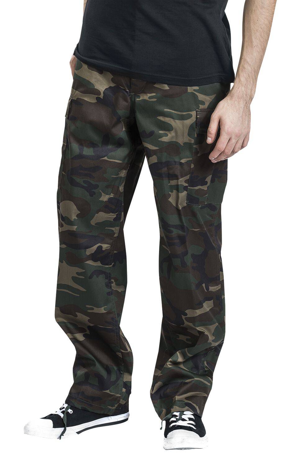EMP "US Ranger" Stoffhose Woodland Von Brandit