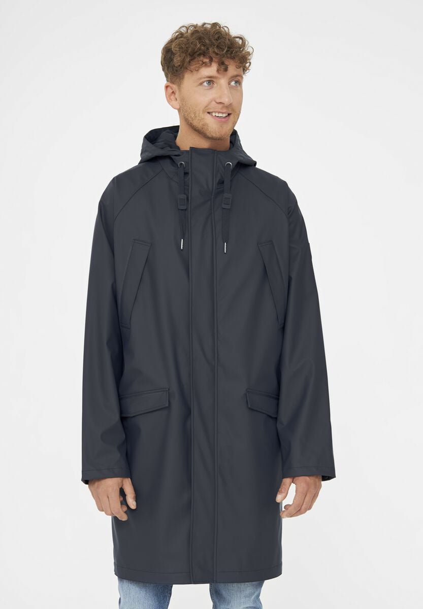 EMP "Valby" Regenmantel Navy Von Derbe Hamburg