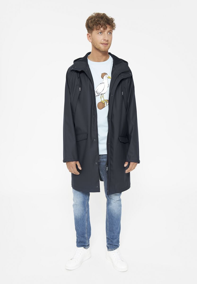 EMP "Valby" Regenmantel Navy Von Derbe Hamburg