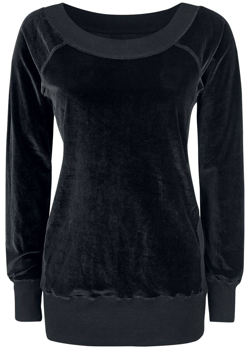 EMP "Velvet Sweater" Sweatshirt schwarz von Forplay