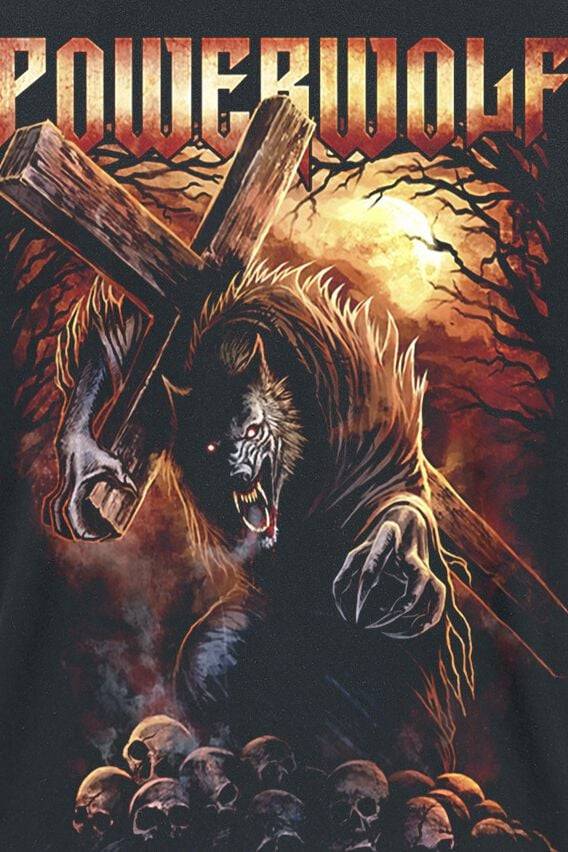 EMP "Via Dolorosa" T-Shirt Schwarz Von Powerwolf