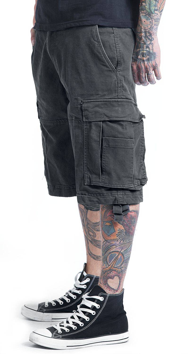 EMP "Vintage Shorts" Short Anthrazit Von Brandit
