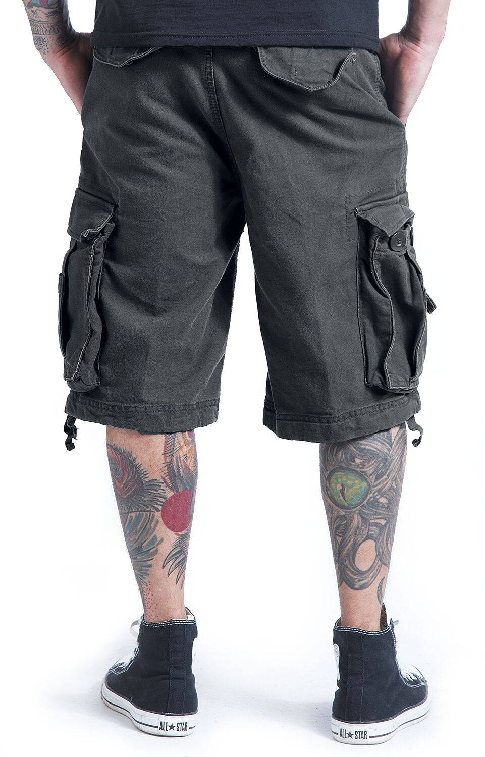 EMP "Vintage Shorts" Short Anthrazit Von Brandit