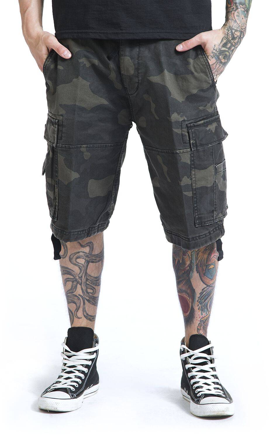 EMP "Vintage Shorts" Short Darkcamo Von Brandit