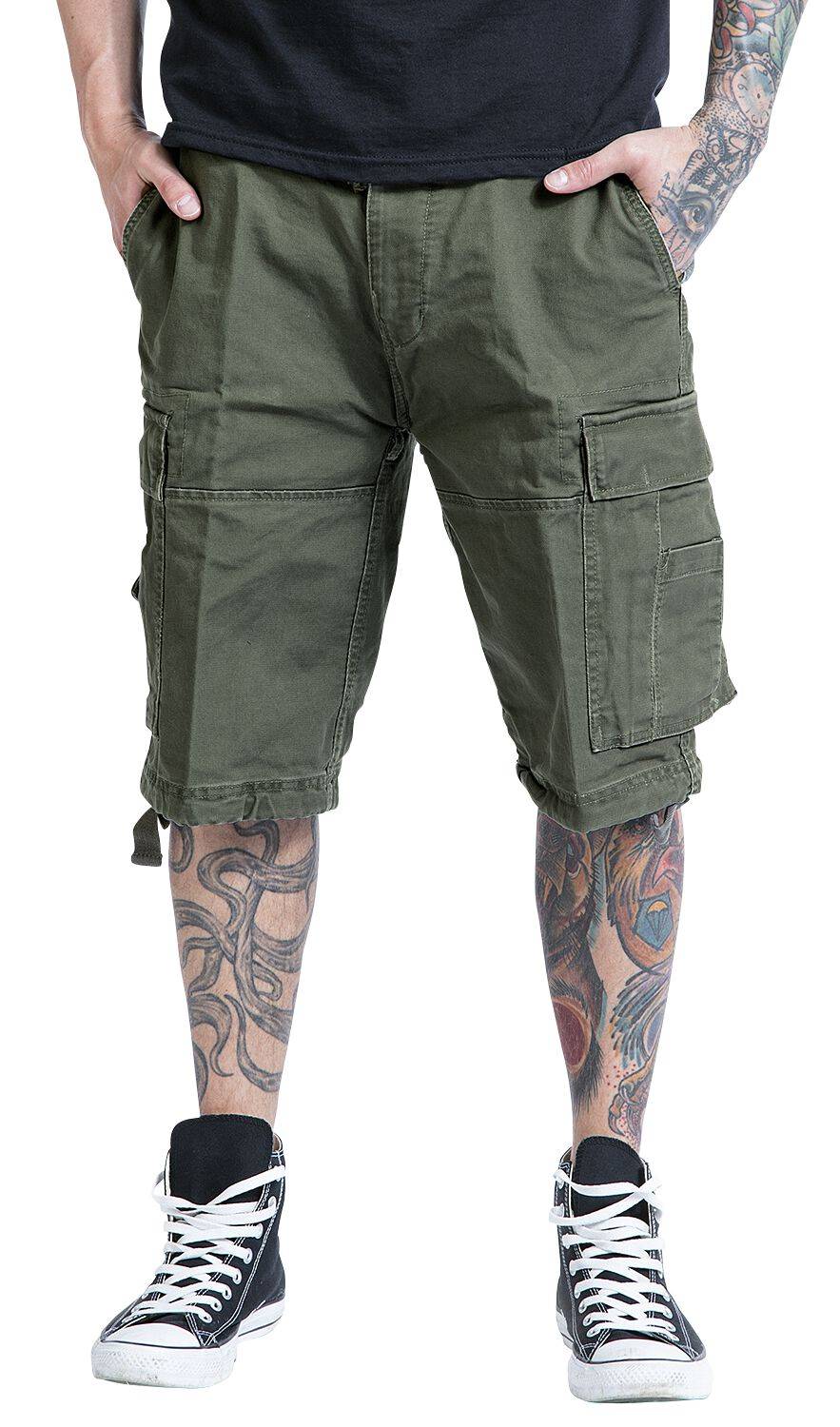EMP "Vintage Shorts" Short Oliv Von Brandit