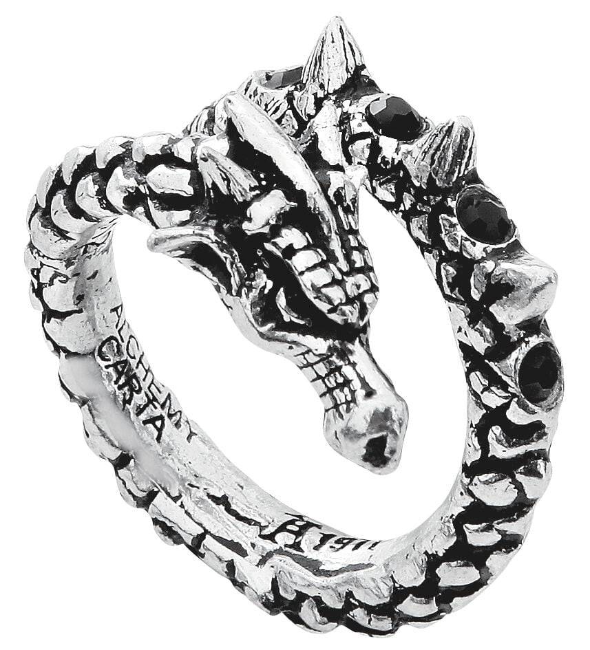EMP "Vis Viva" Ring silberfarben von Alchemy Gothic