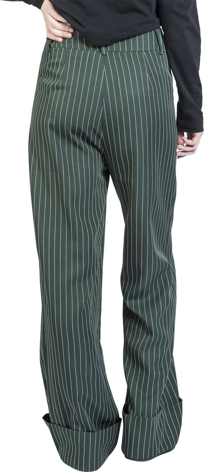 EMP "Voodoo Vixen" Stoffhose Grün Von Voodoo Vixen