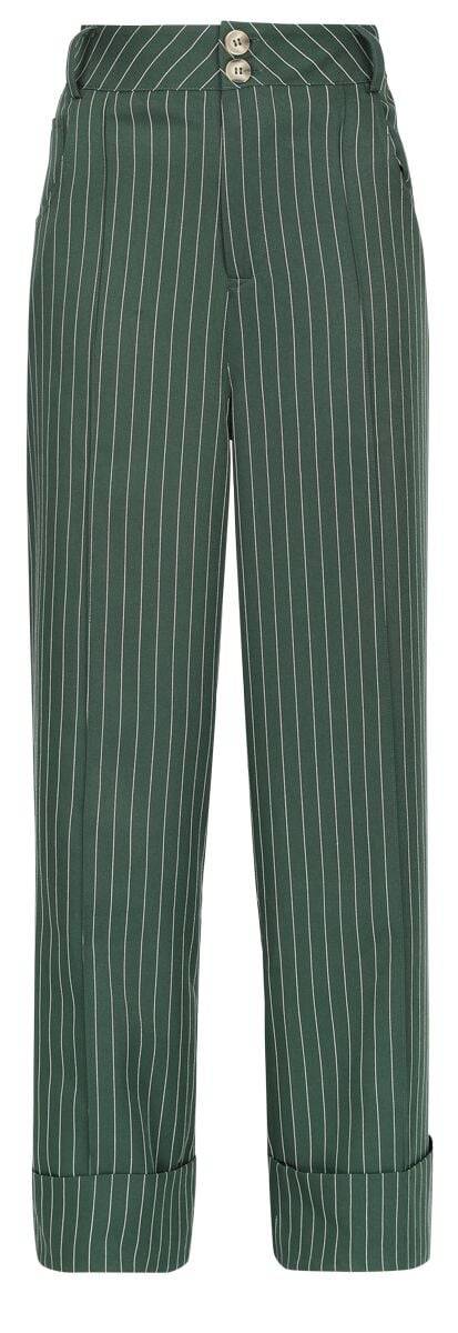 EMP "Voodoo Vixen" Stoffhose grün von Voodoo Vixen