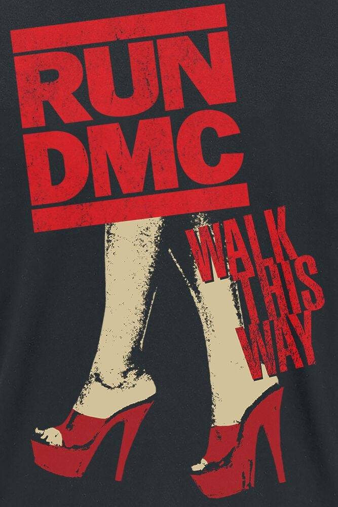 EMP "Walk This Way Legs" T-Shirt Schwarz Von Run DMC