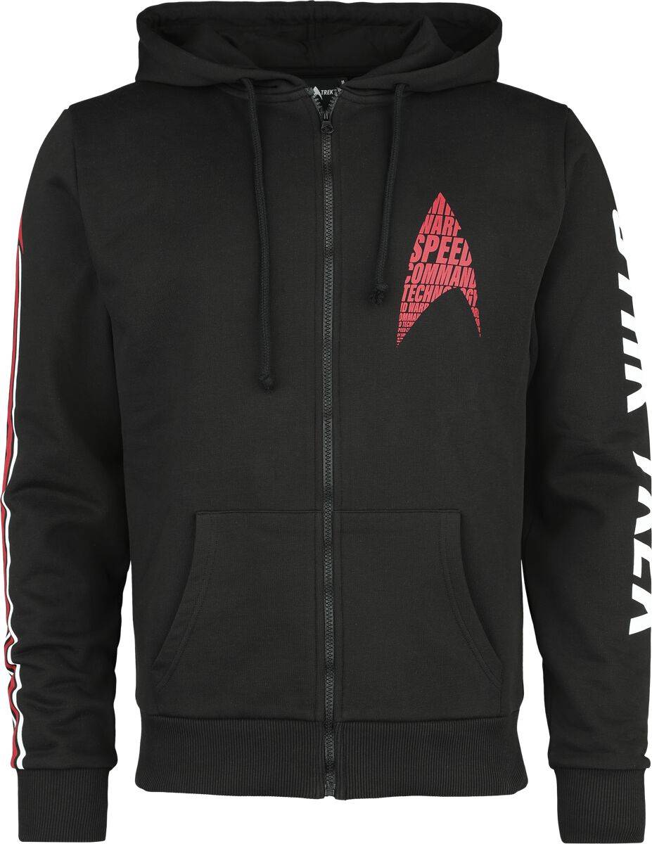 EMP "Warp Speed" Kapuzenjacke schwarz von Star Trek
