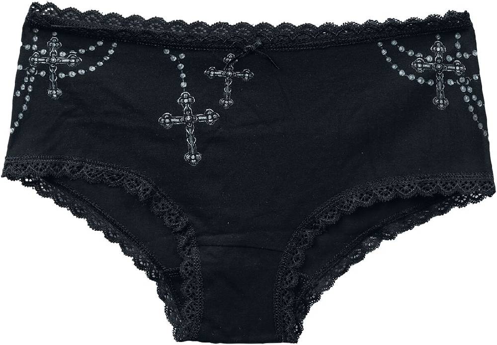 EMP Wäsche-Set Schwarz Von Rock Rebel By EMP