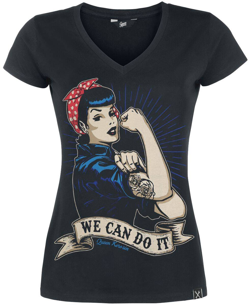 EMP "We Can Do It" T-Shirt schwarz von Queen Kerosin