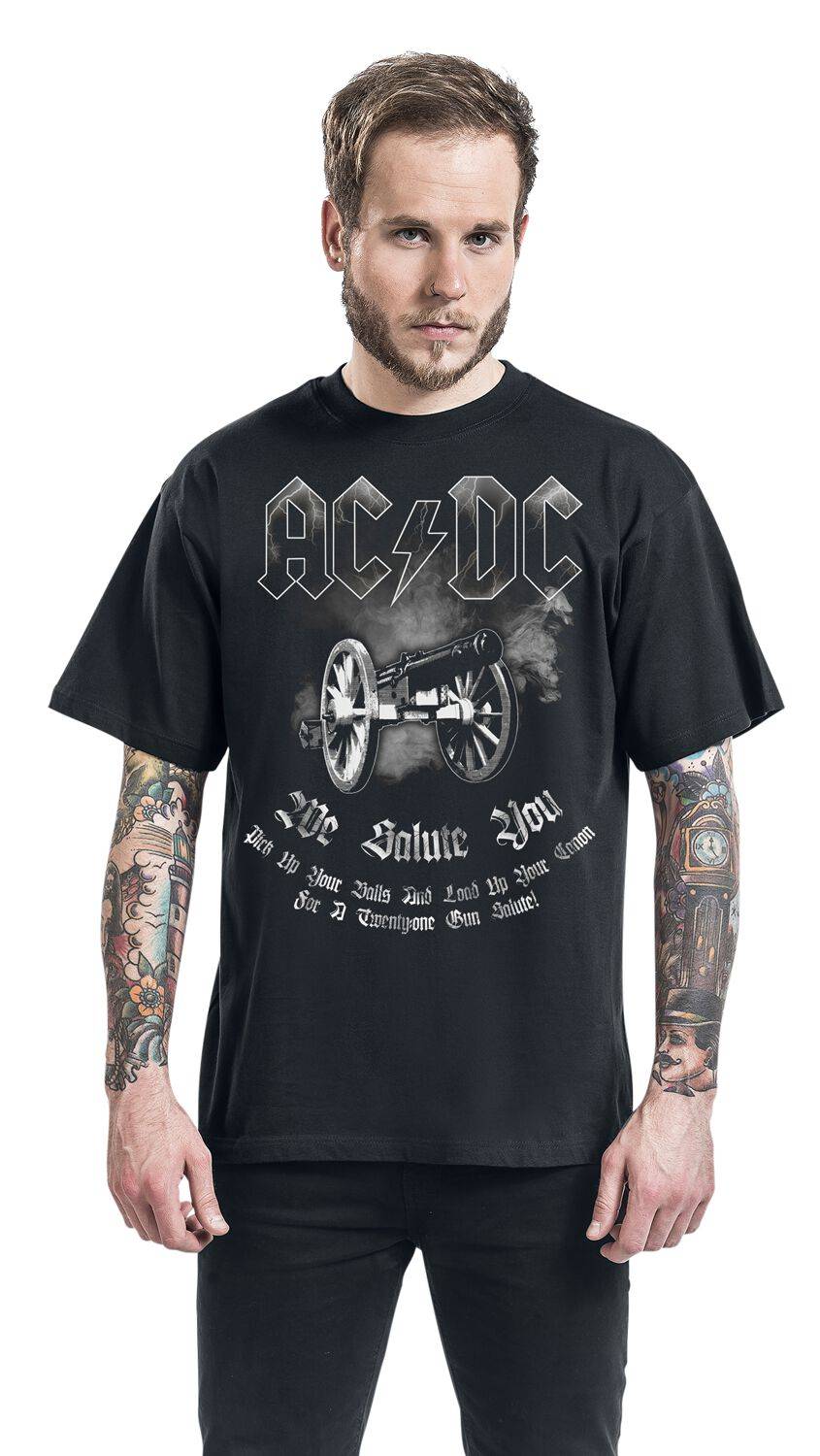 EMP "We Salute You" T-Shirt Schwarz Von AC/DC