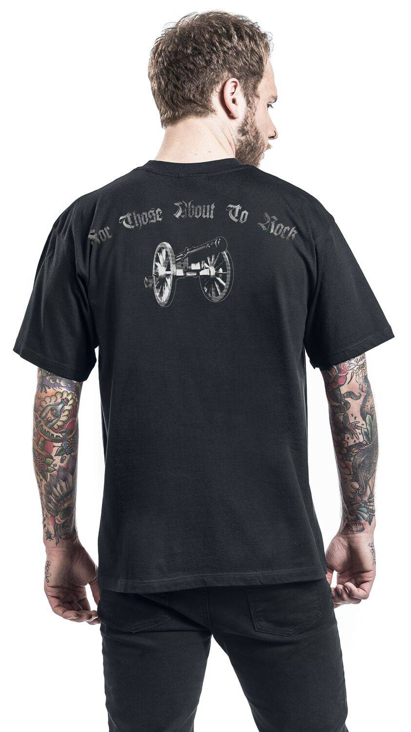 EMP "We Salute You" T-Shirt Schwarz Von AC/DC