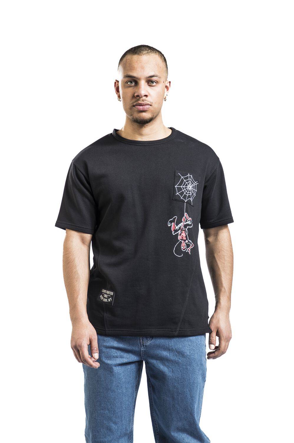 EMP "Web" T-Shirt Schwarz Von Spider-Man