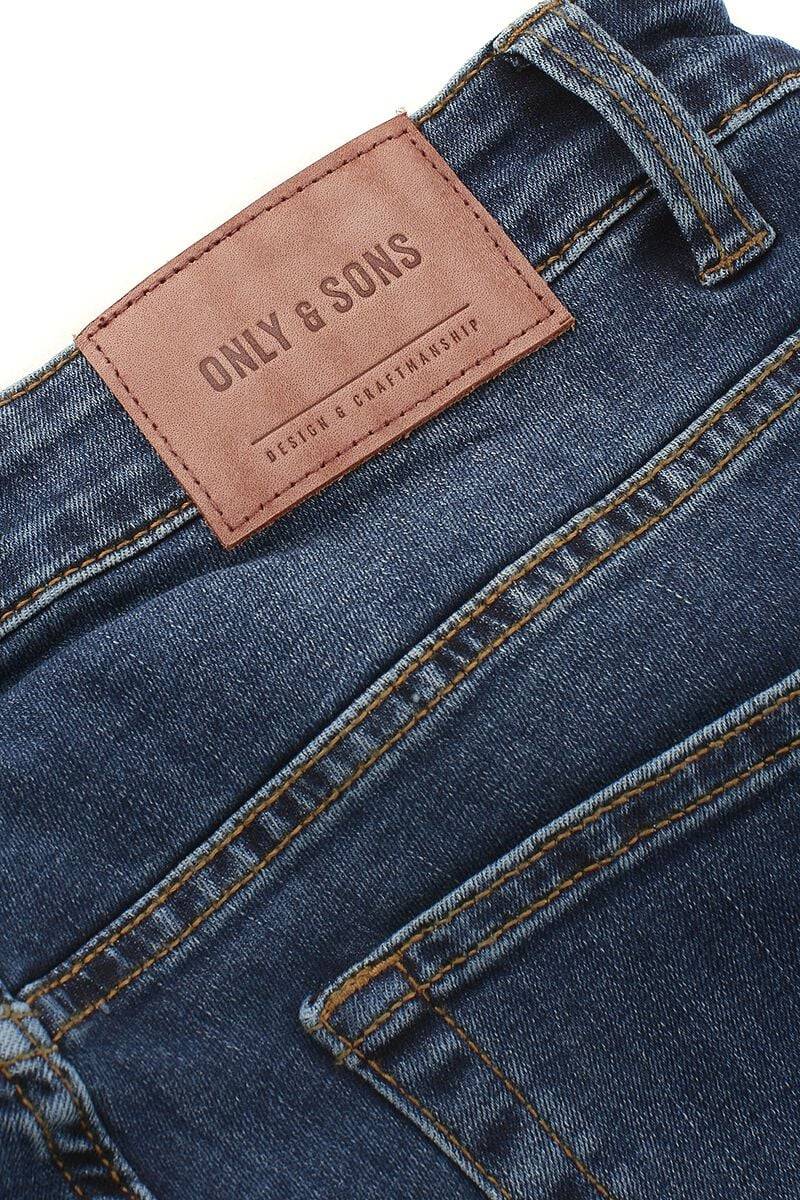 EMP "Weft Med Blue" Jeans Blau Von ONLY And SONS