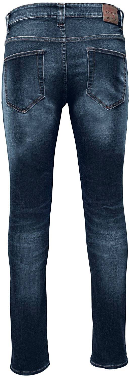 EMP "Weft Med Blue" Jeans Blau Von ONLY And SONS