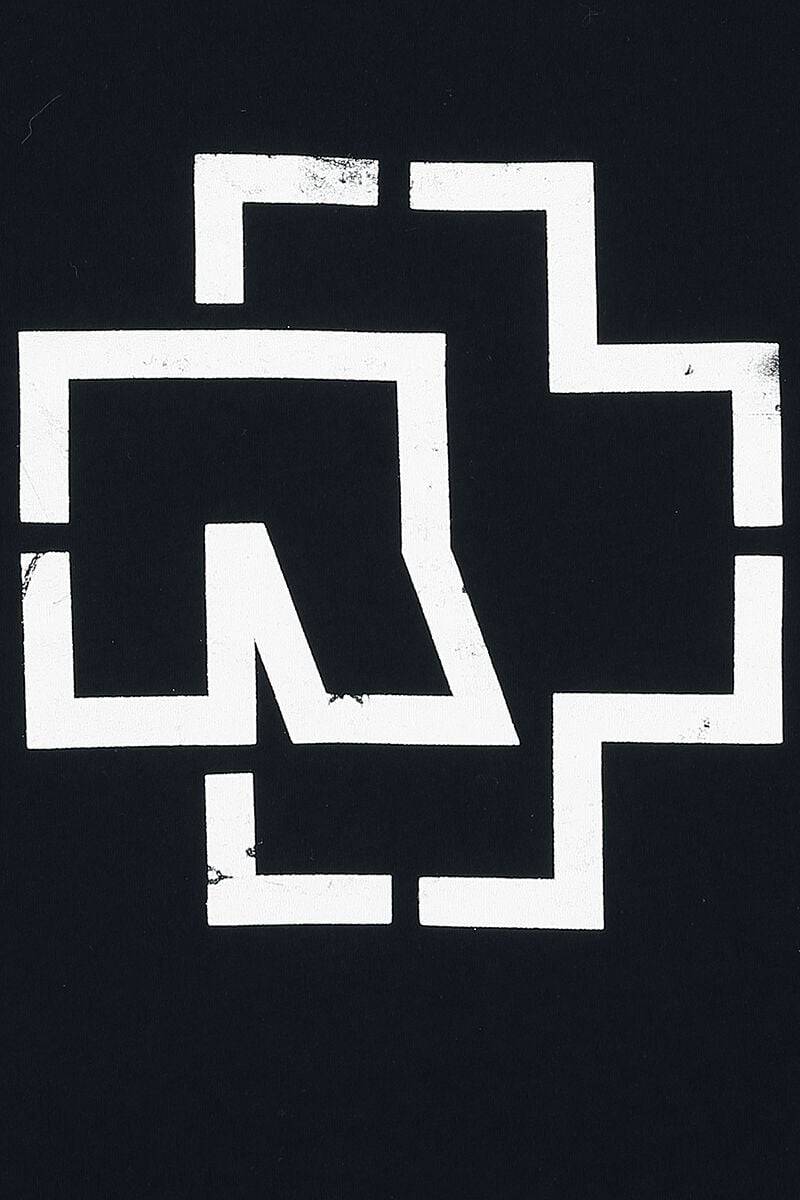 EMP "Weiße Balken" T-Shirt Schwarz Von Rammstein