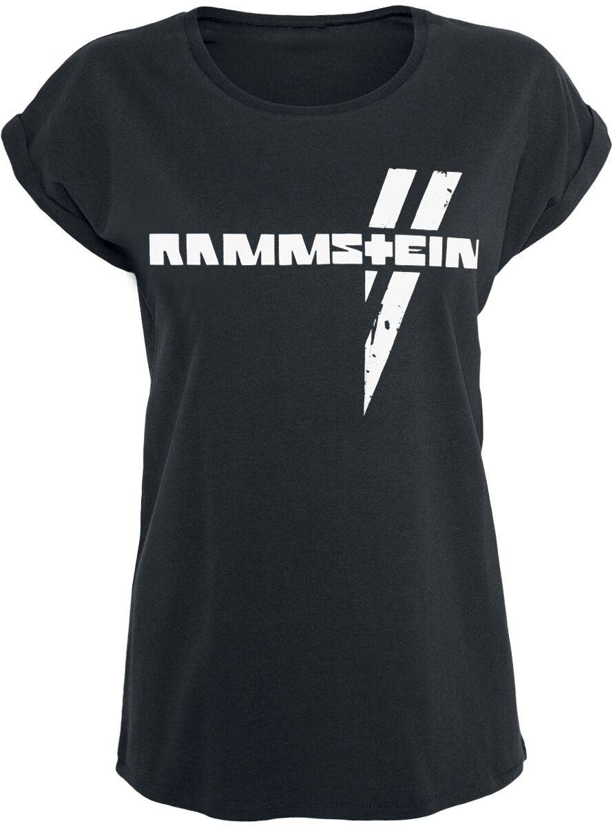 EMP "Weiße Balken" T-Shirt schwarz von Rammstein