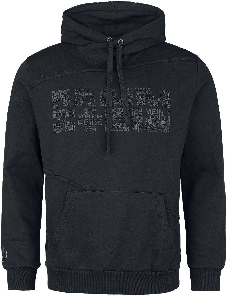 EMP "Werk" Kapuzenpullover Schwarz Von Rammstein