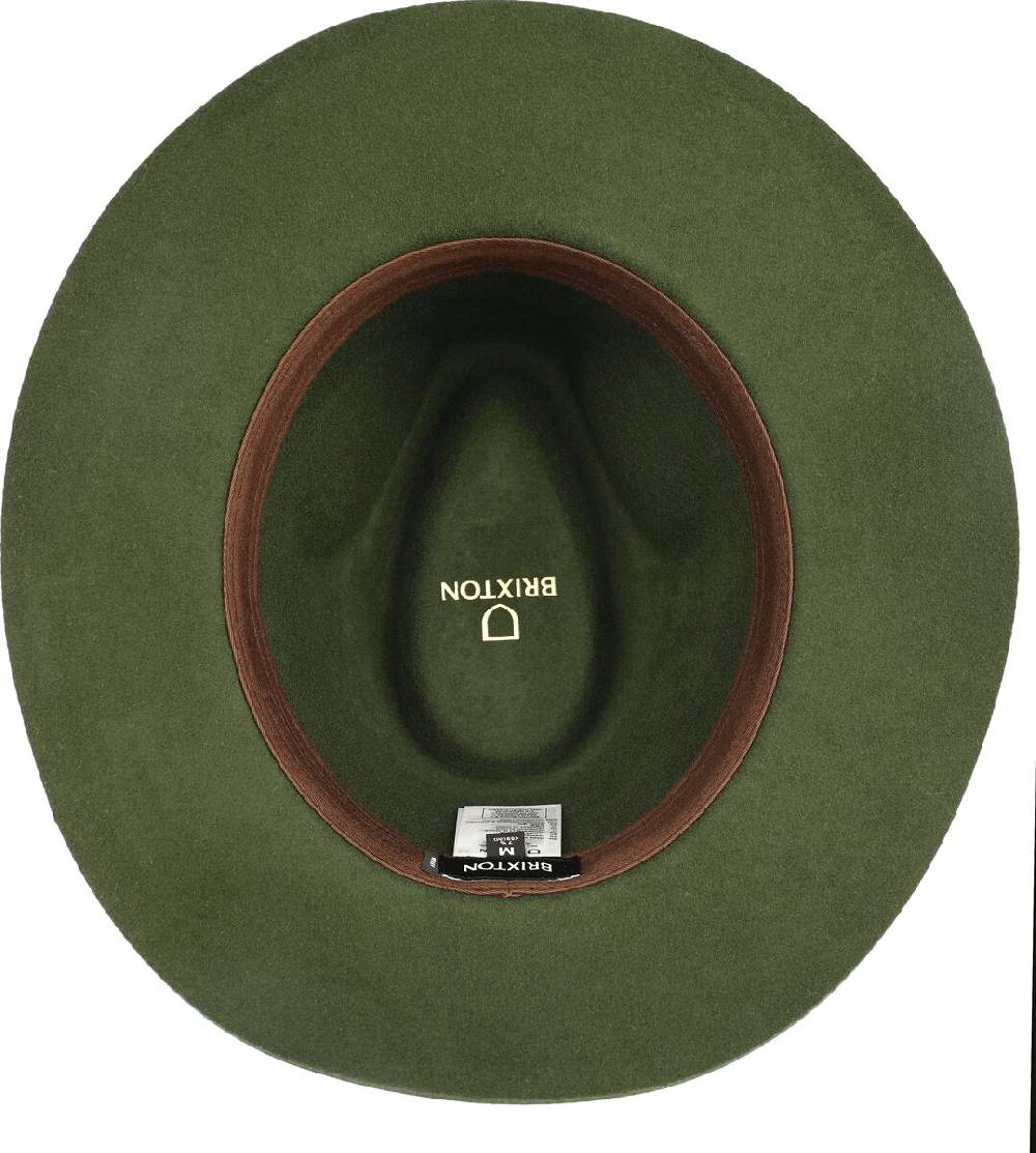 EMP "Wesley Fedora" Hut Oliv Von Brixton