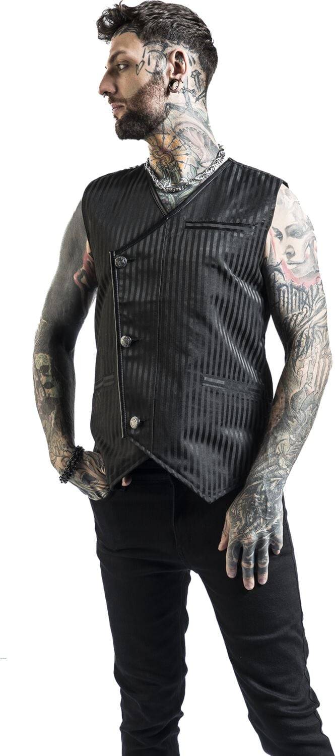 EMP Weste Schwarz Von Gothicana By EMP