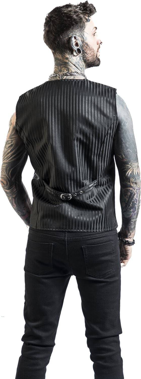 EMP Weste Schwarz Von Gothicana By EMP