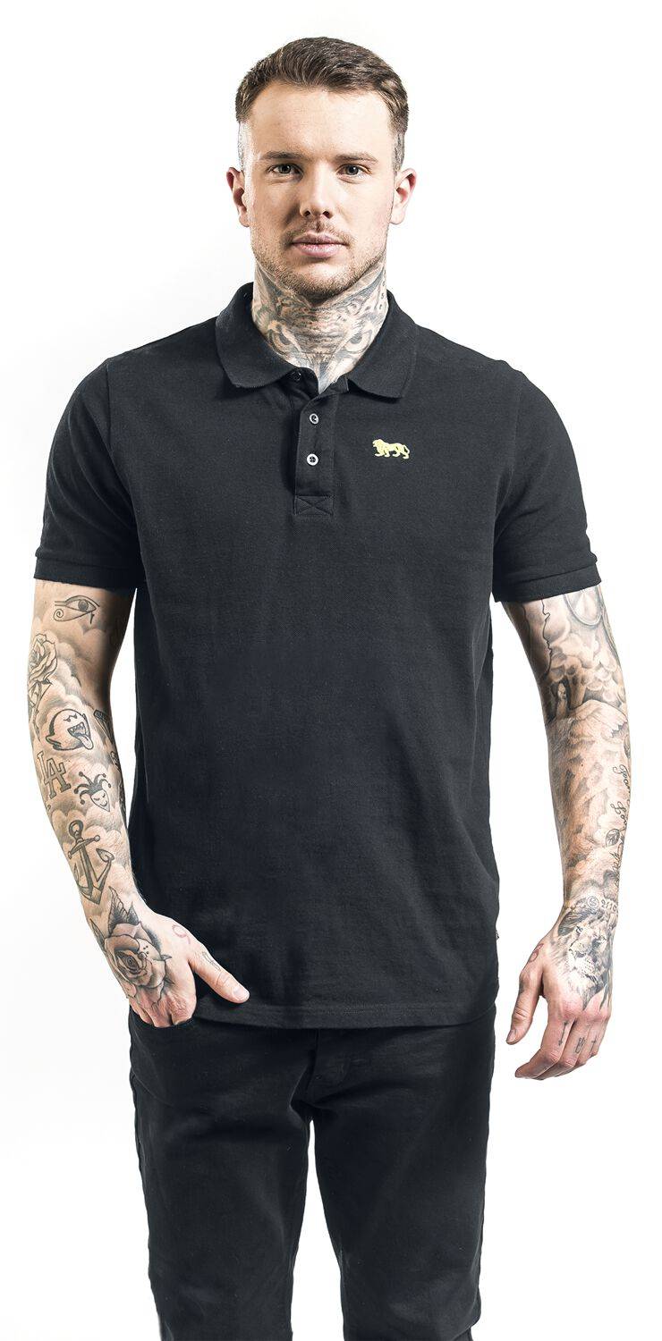 EMP "Whalton" Poloshirt Schwarz Von Lonsdale London