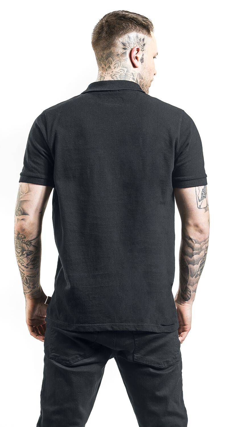 EMP "Whalton" Poloshirt Schwarz Von Lonsdale London