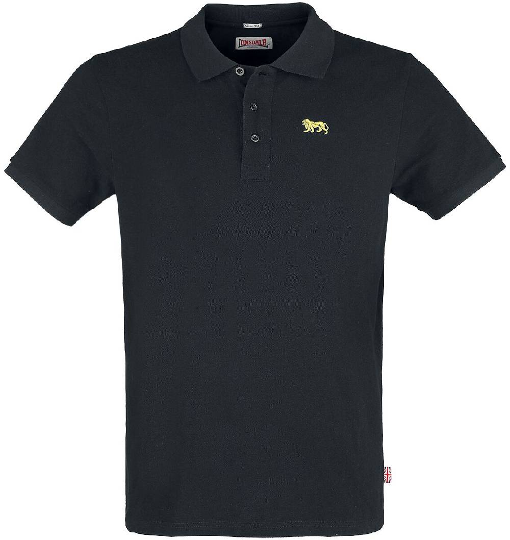 EMP "Whalton" Poloshirt schwarz von Lonsdale London