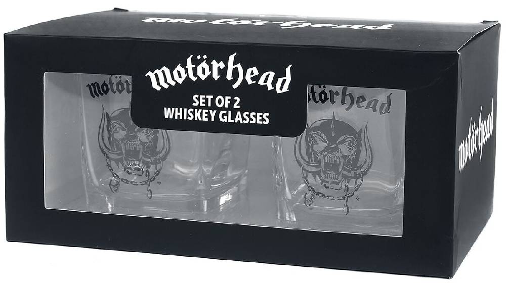EMP "Whiskey Glas-Set" Whiskyglas Klar Von Motörhead