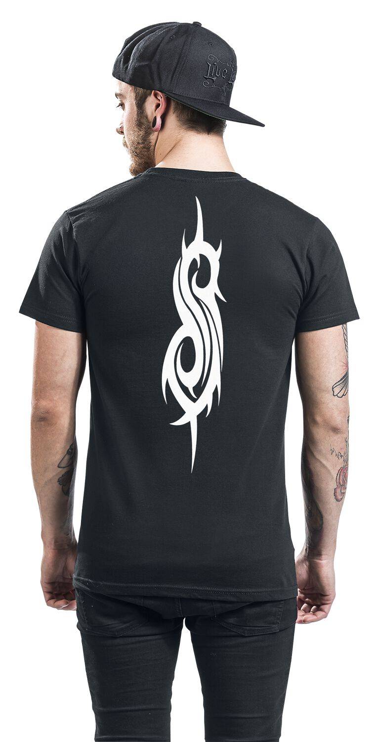 EMP "White Logo" T-Shirt Schwarz Von Slipknot