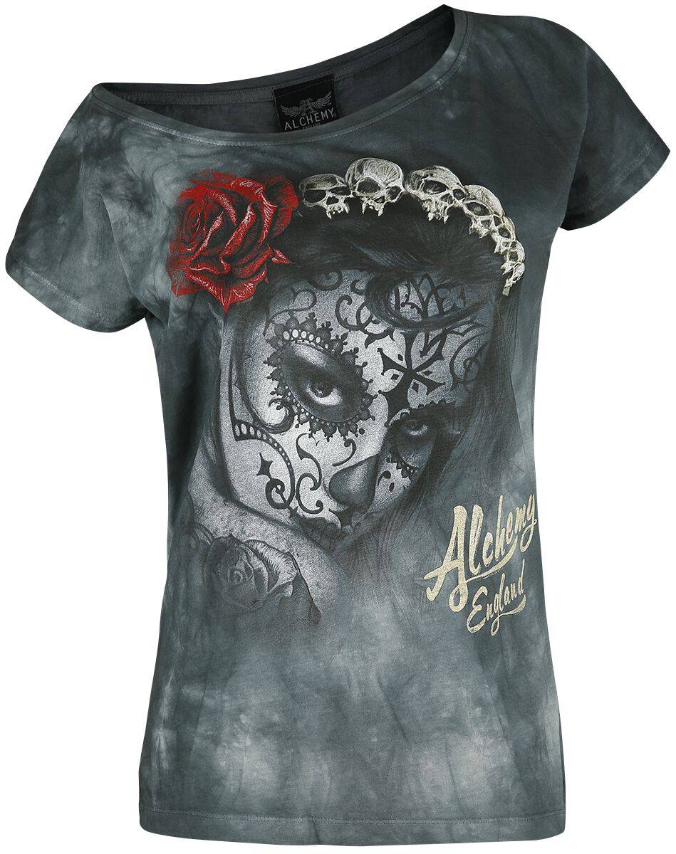 EMP "Widow's Weed" T-Shirt Grau Von Alchemy England
