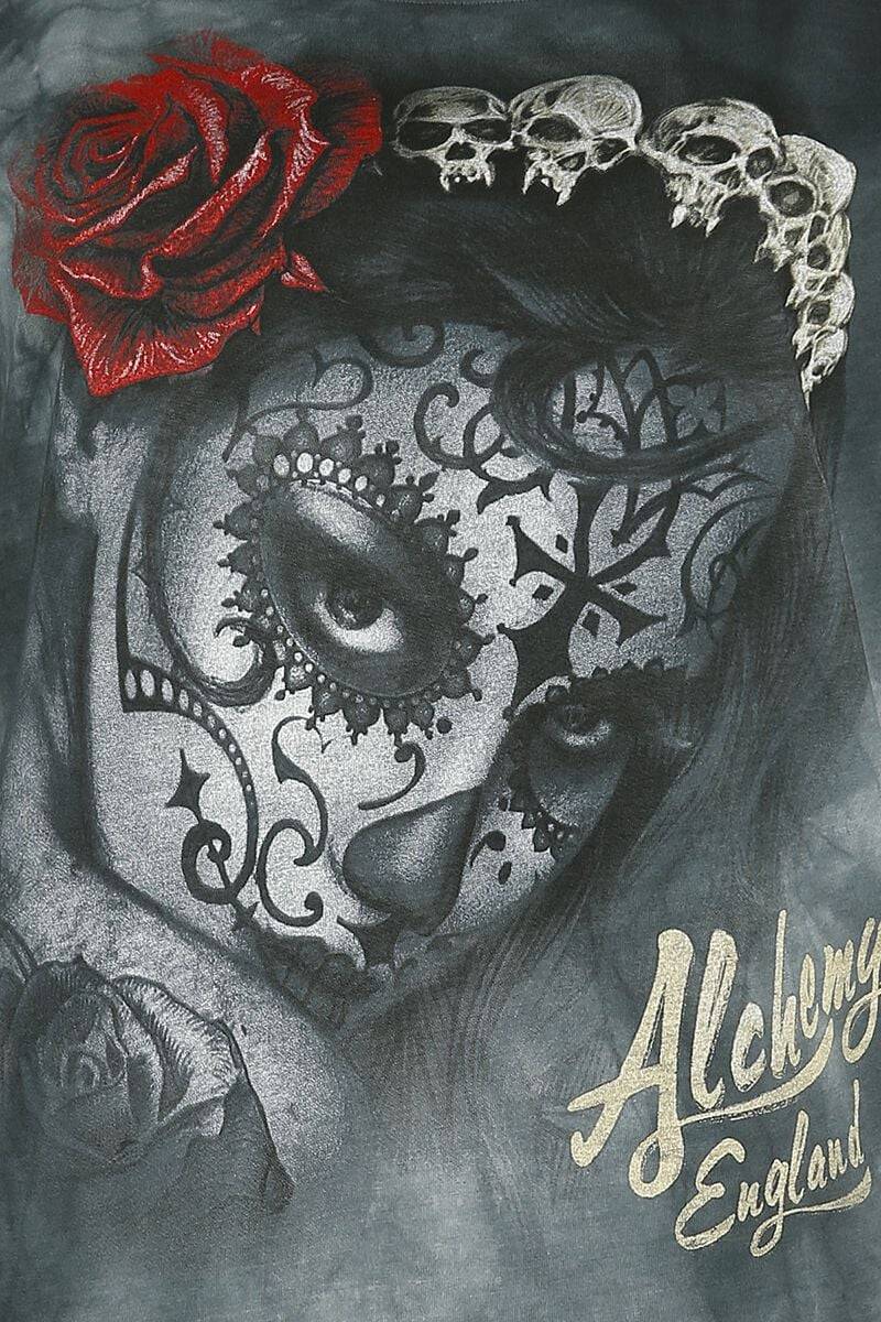 EMP "Widow's Weed" T-Shirt Grau Von Alchemy England