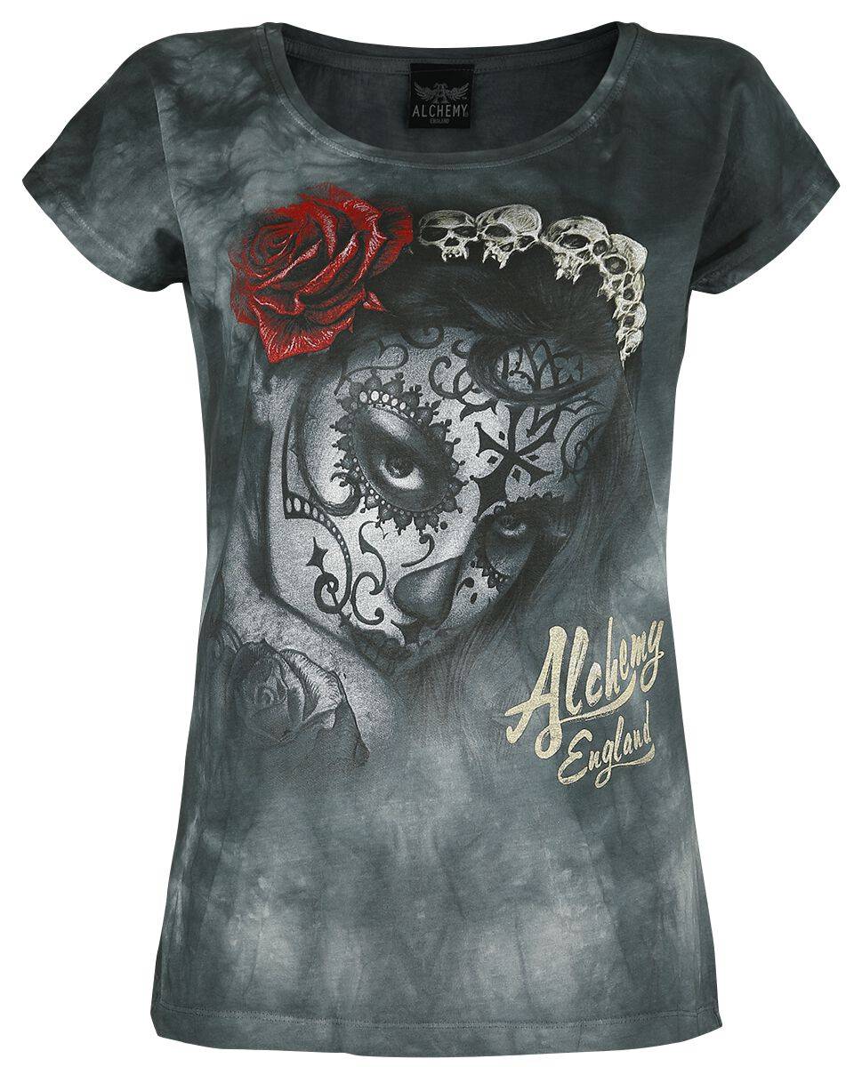 EMP "Widow's Weed" T-Shirt grau von Alchemy England