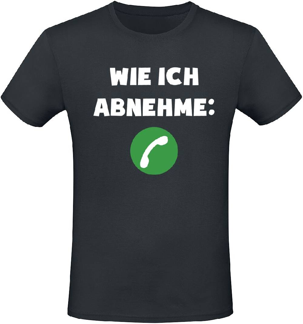EMP "Wie ich abnehme" T-Shirt schwarz von Sprüche EMP "Wie ich abnehme" T-Shirt schwarz von Sprüche