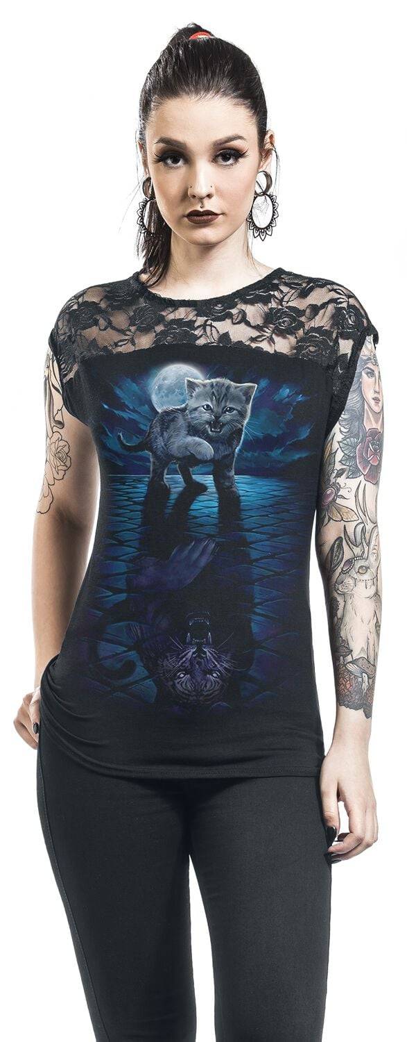 EMP "Wild Side" T-Shirt Schwarz Von Spiral
