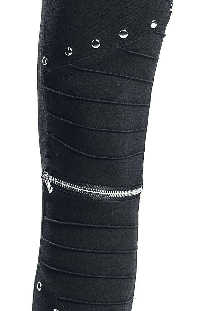 EMP "Wind" Leggings Schwarz Von Vixxsin