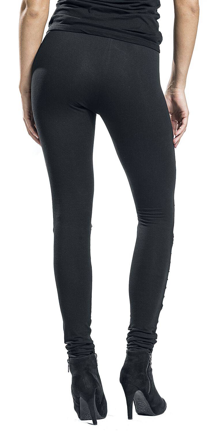 EMP "Wind" Leggings Schwarz Von Vixxsin