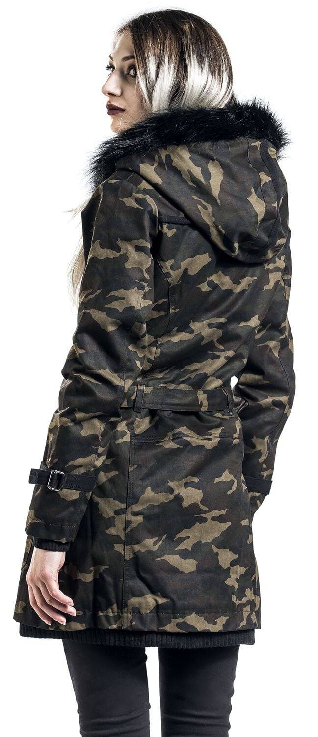 EMP Winterjacke Camouflage Von Gothicana By EMP