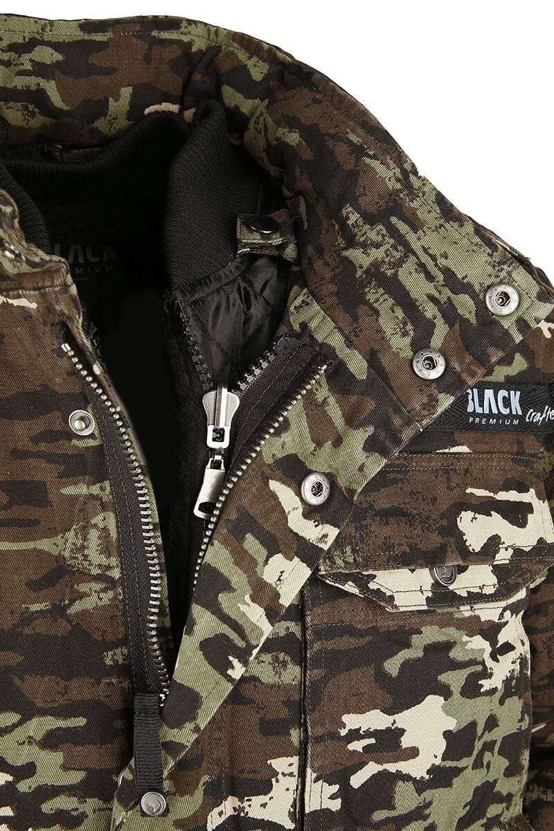 EMP Winterjacke Darkcamo Von Black Premium By EMP
