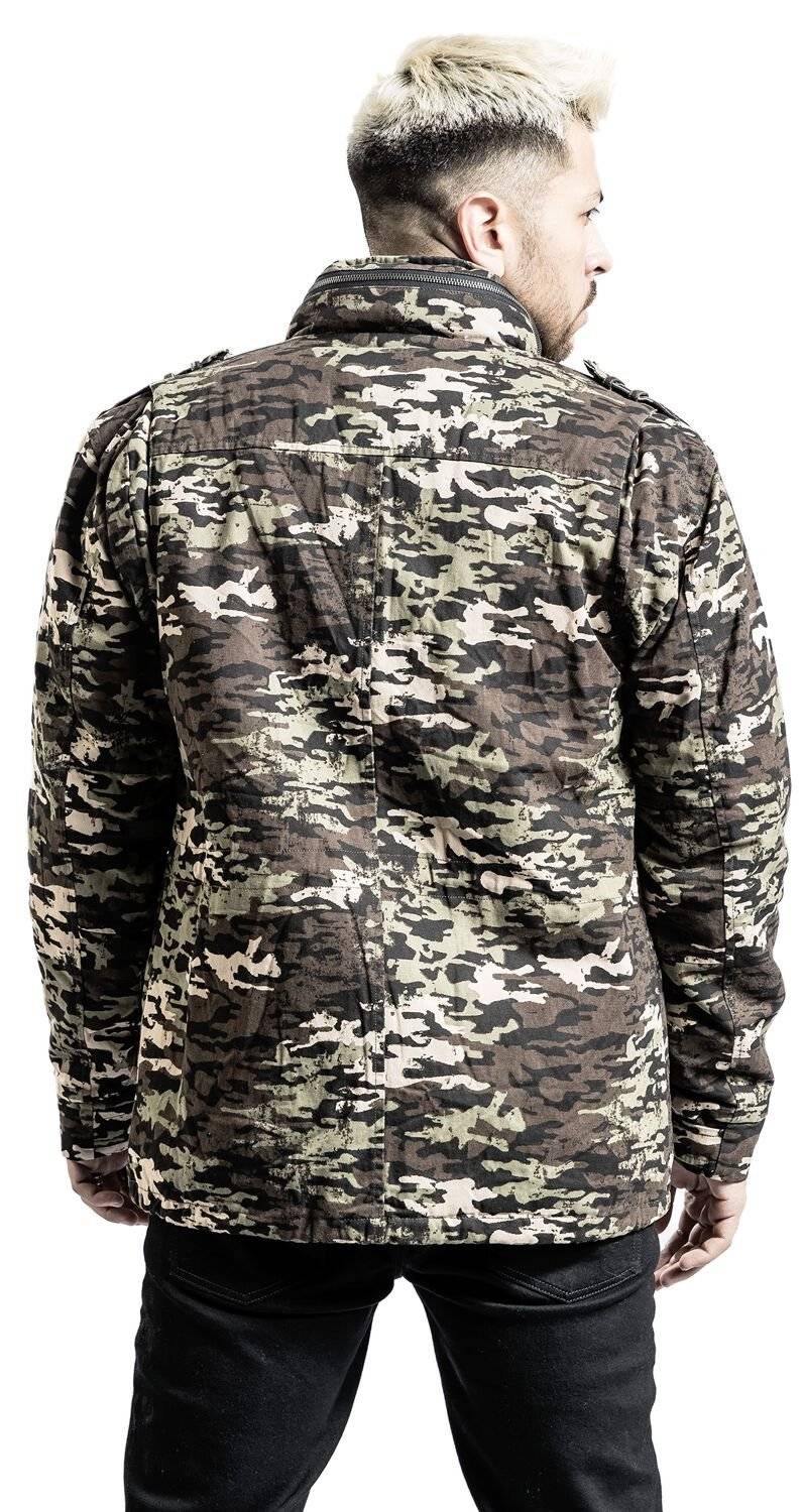 EMP Winterjacke Darkcamo Von Black Premium By EMP