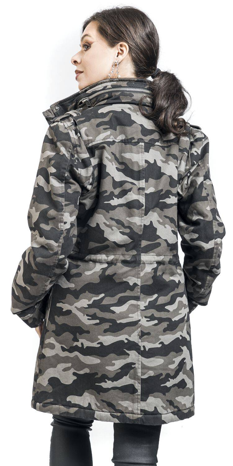 EMP Winterjacke Darkcamo Von Black Premium By EMP