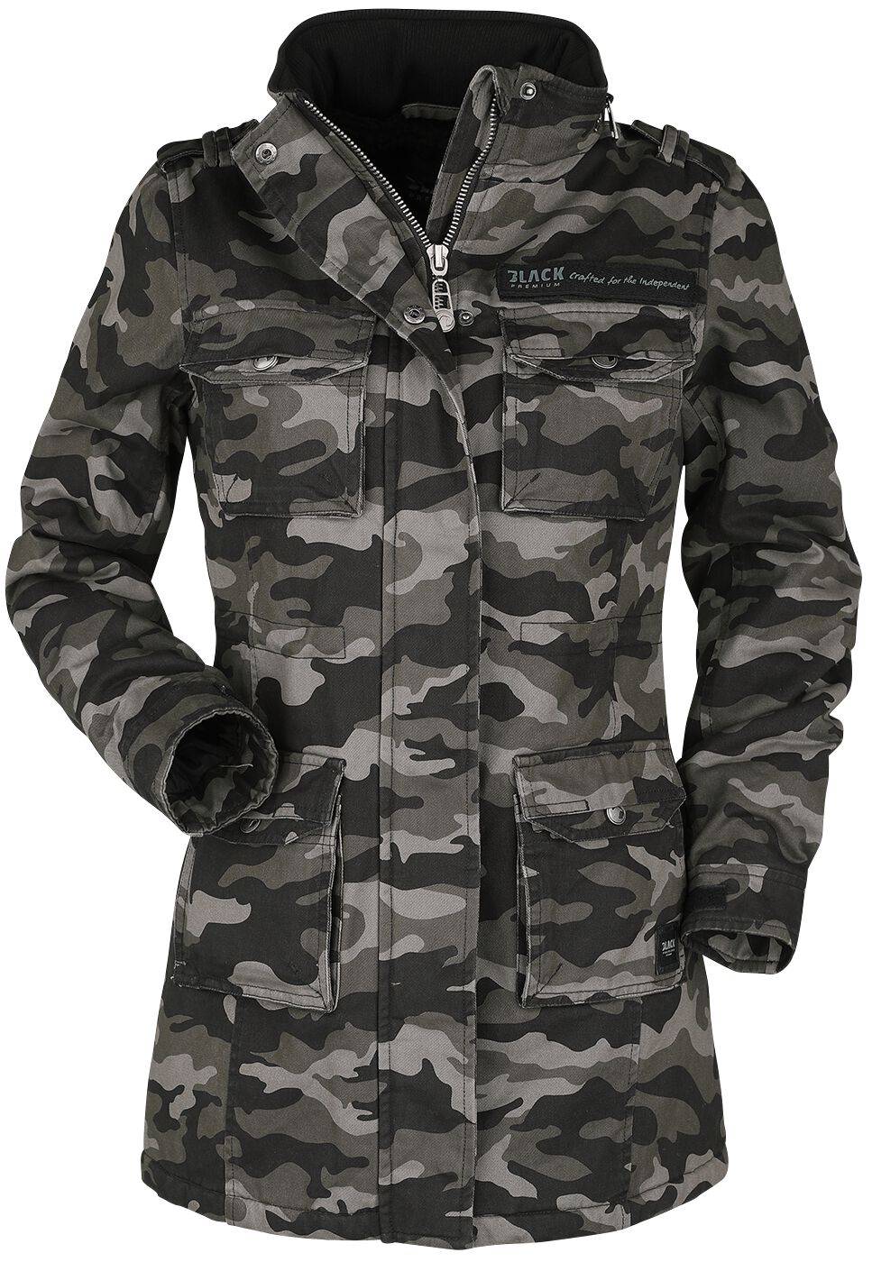 EMP Winterjacke darkcamo von Black Premium by EMP
