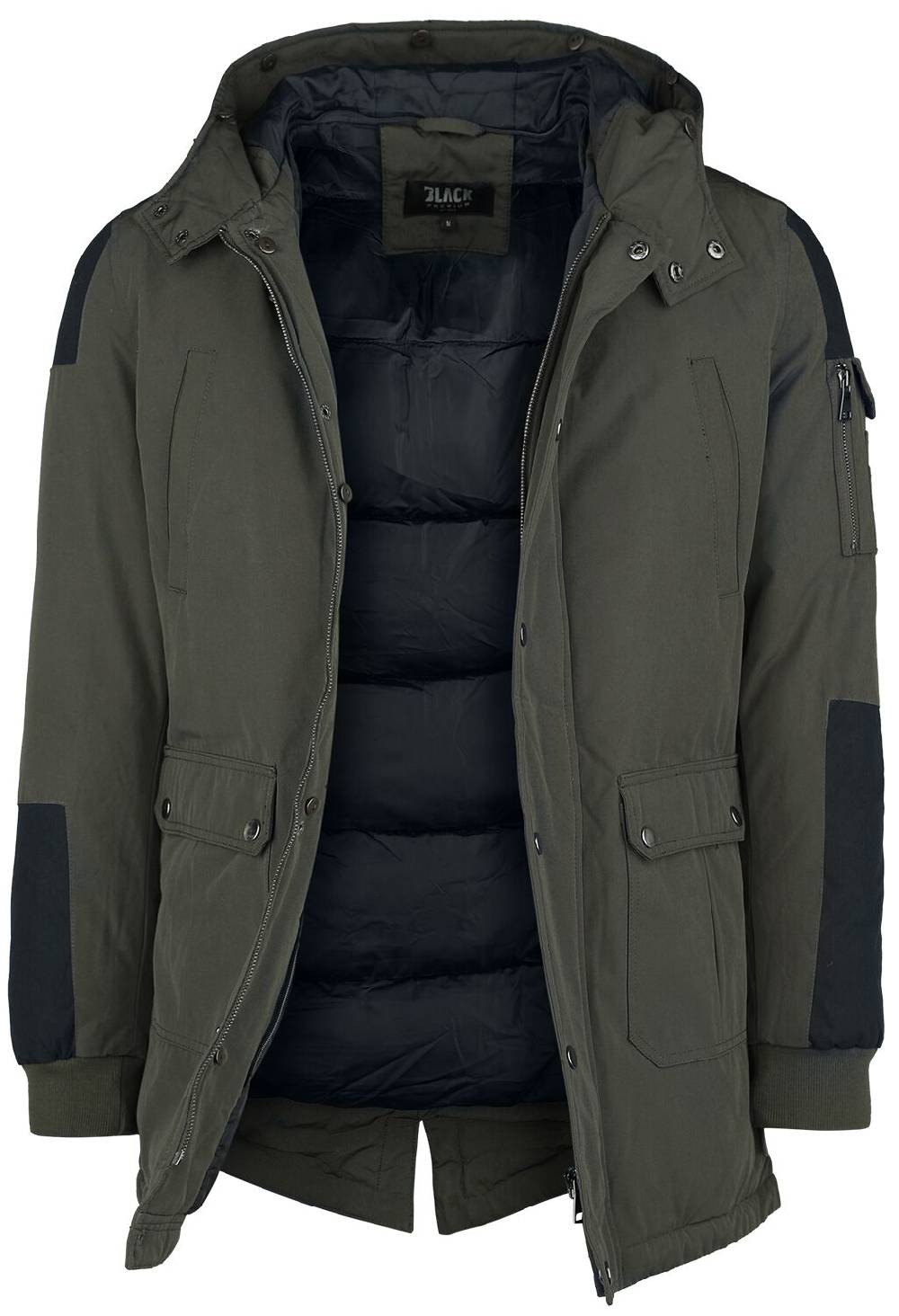EMP Winterjacke oliv von Black Premium by EMP